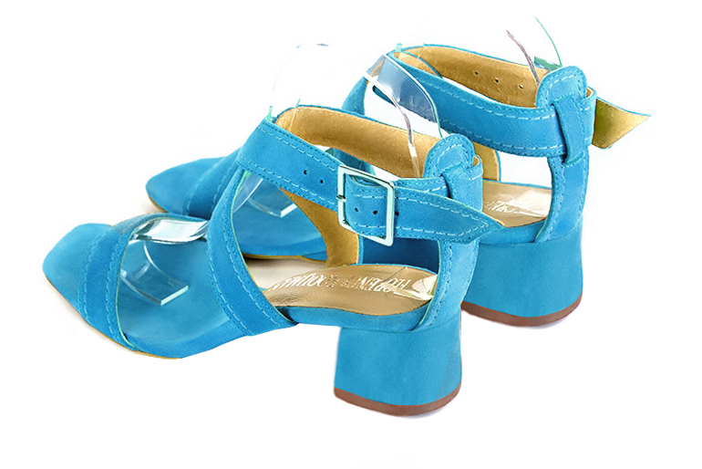 Sandales shop bleu turquoise